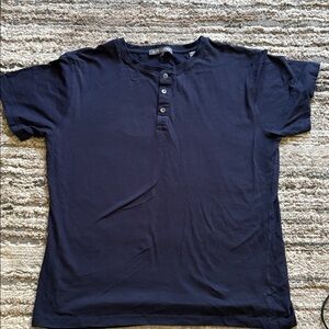 Slate & Stone Dark Blue Henley Shirt